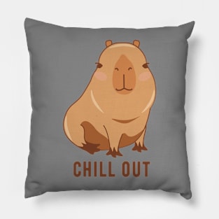 Capybara - chill out Pillow