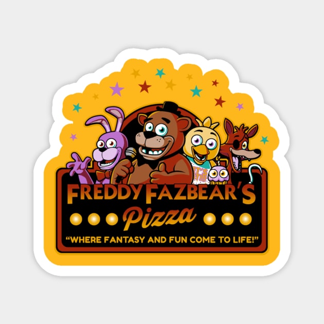 Five Nights at Freddy's Logo Magnet by Christastic