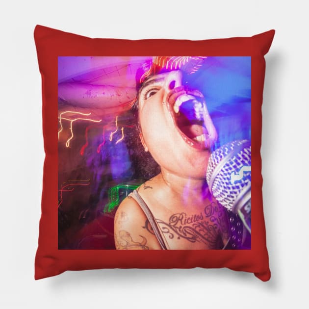 Scream Therapy Cristy C. Road Pillow by Scream Therapy