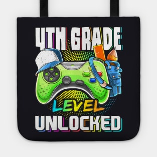 4Th Grade Level Unlocked Video Game Back To School Boys Tote