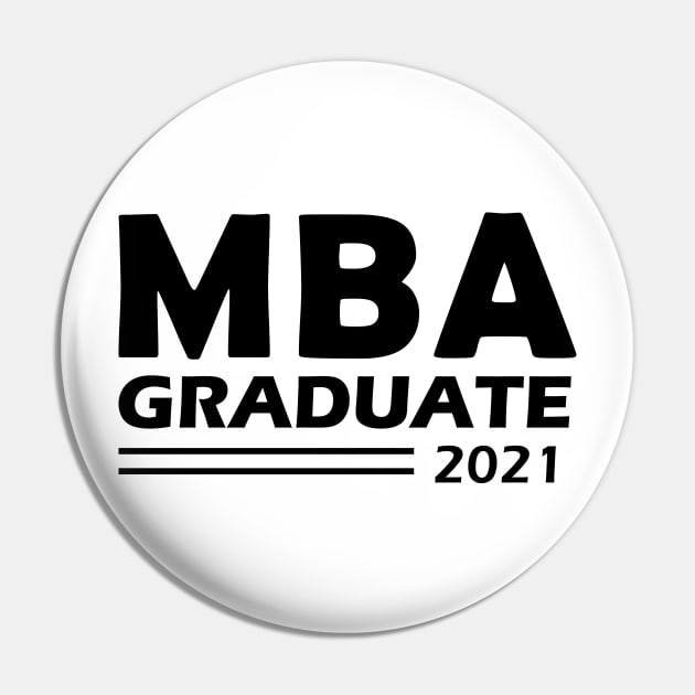 MBA Graduate 2021 Pin by KC Happy Shop