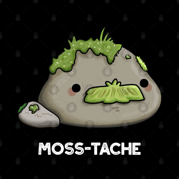 Moss-tache Funny Moustache Pun by punnybone