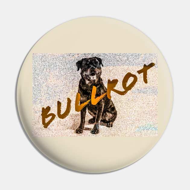 Bullrot Dog Sable et Nom Pin by BULLROT