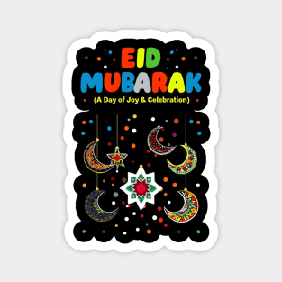 Happy Eid Mubarak for Muslim Kids Eid al Fitr Magnet