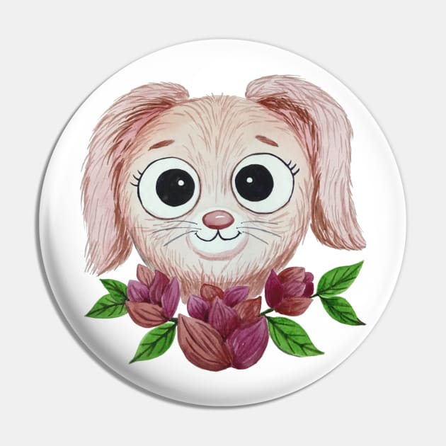 watercolor cute pink rabbit Pin by Keen_On_Colors