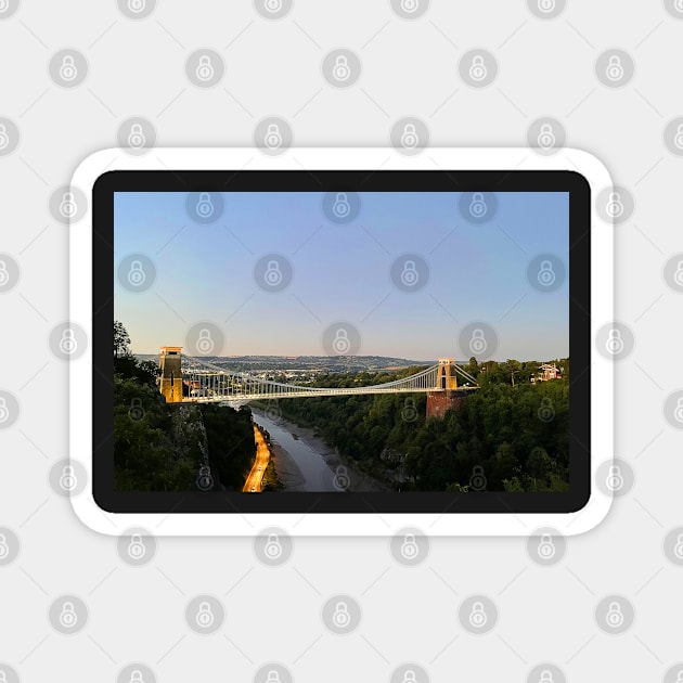 Clifton Suspension Bridge Magnet by Graz-Photos