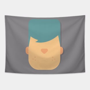 illustration vector cartoon face Tapestry