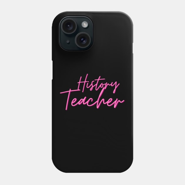 history teacher Phone Case by natashawilona