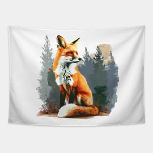 Fox Lovers Tapestry