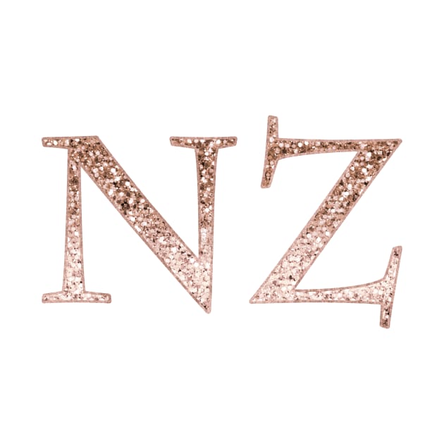 Sparkling rose gold New Zealand NZ by RoseAesthetic