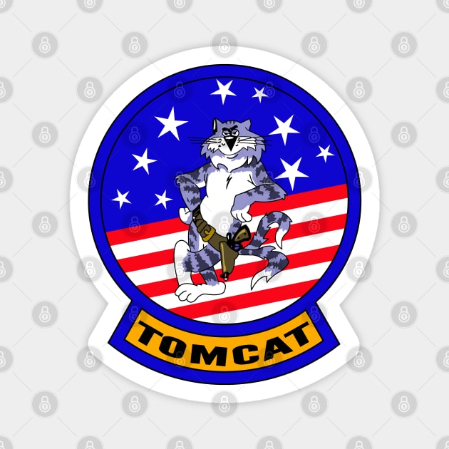 Tomcat  (front design only) Magnet by Illustratorator