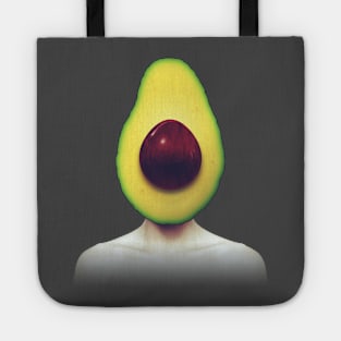 Avocado head portrait Tote