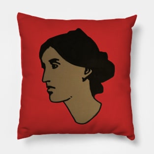 Disembodied Head of Virginia Woolf Pillow