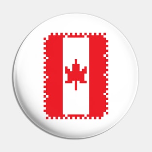 Flag of Canada - Pixel Post Stamp Pin