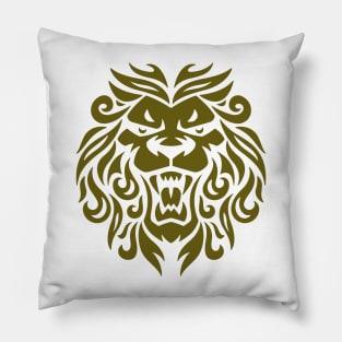 African Lion Inspired Pillow