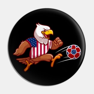 America Soccer Pin