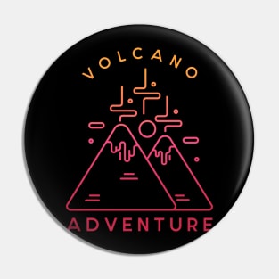 Volcano Adventure Pin