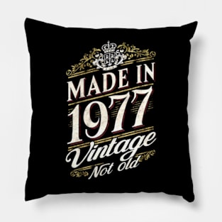 Made in 1977 Pillow