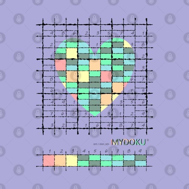 Mydoku_003_H001_005_F: Sudoku, Sudoku coloring, logic, logic puzzle, holiday puzzle, fun, away from screen by Mydoku