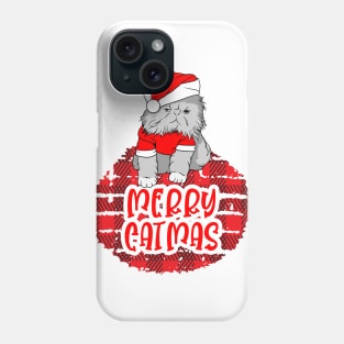 Merry Catmas - Funny Christmas With Cats Phone Case