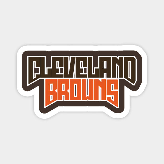 Cleveland Browns Magnet by mbloomstine