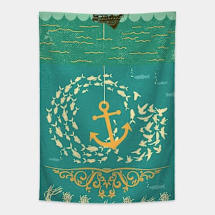 GOLDEN ANCHOR Tapestry