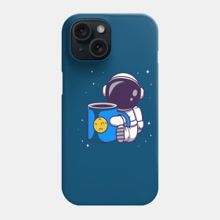 Astronaut needs coffee Phone Case