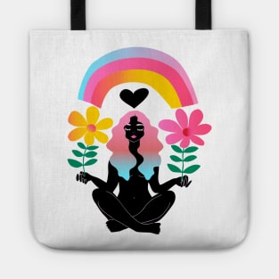 bloom like a flower Tote