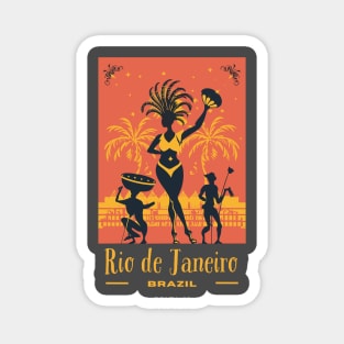 Carnaval - Rio de Janeiro - Brazil Magnet