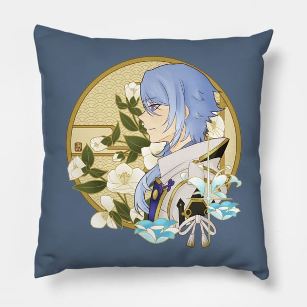 Ayato, Genshin Impact Pillow by Kuroi Kitsune