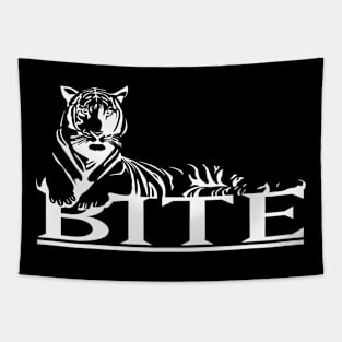 Tsov Tom - Tiger Bite - WHITE Tapestry