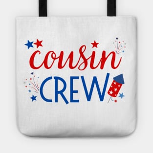 Cousin Crew Fourth of July Family Reunion Summer Vacation Tote