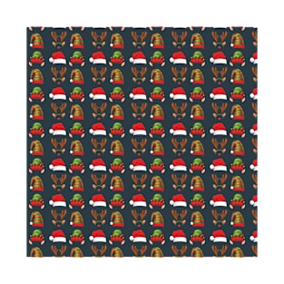 Cute Holiday Hats Pattern T-Shirt