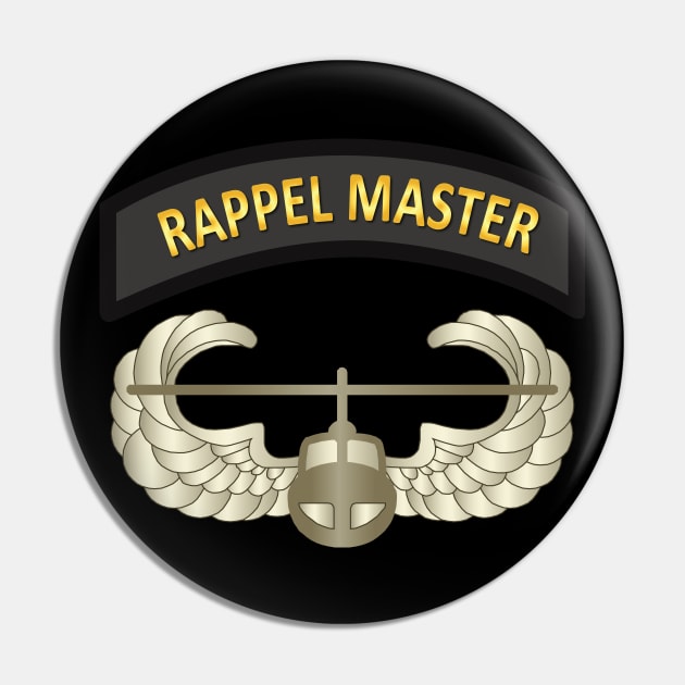 Rappel Master Tab with Air Assault Badge wo Txt Pin by twix123844