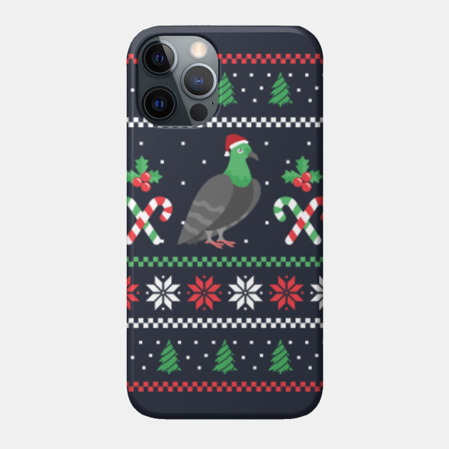 Pigeon Ugly Christmas Sweater - Ugly Christmas Sweater - Phone Case