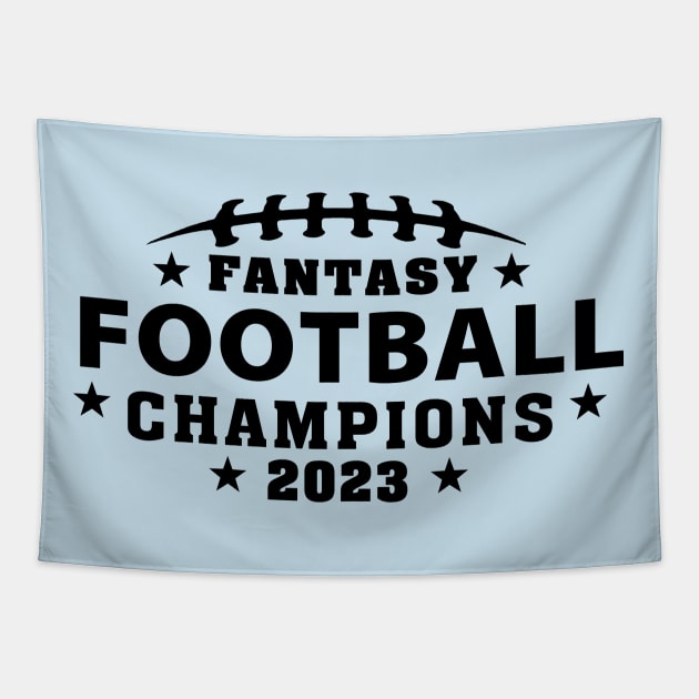 Fantasy Football Team League Champions 2023 Tapestry by TeeCreations