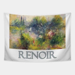 Paysage Bords de Seine (1879) by Pierre-Auguste Renoir Tapestry