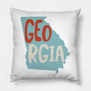 State of Georgia Pillow