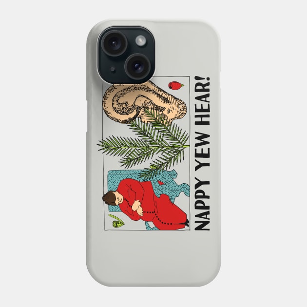 Nappy Yew Hear Phone Case by TimespunThreads