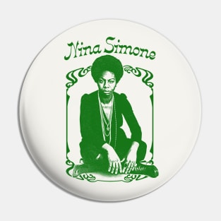 Nina Simone // Original Retro Fan Art Design Pin