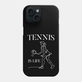 Tennis Playing Girl Phone Case