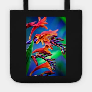 Blooming Crocosmia Tote