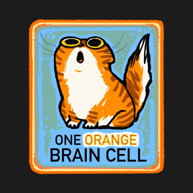 One Orange Brain Cell by AjaMajor 