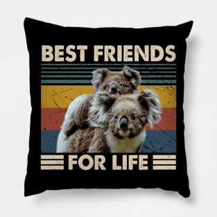 Pint-sized Paws Parade Koala Best Friends For Life Tee Triumph Pillow