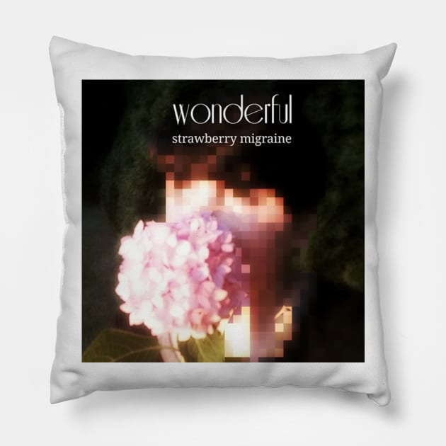 WONDERFUL Album Art Pillow by strawberrymigraine