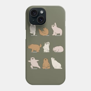 Bear Yoga Phone Case