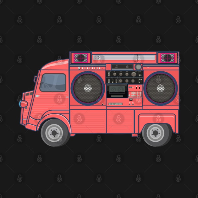 Citroen HY - Boombox Van- Huge Ghettoblaster on a Classic Van by Boogosh