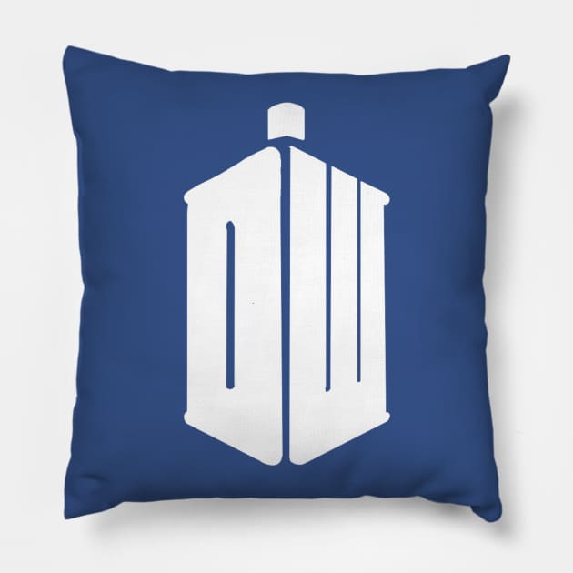 Doctor Who - DW logo Pillow by Asher449