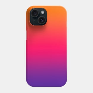 Purple Pink Orange  Gradient Phone Case