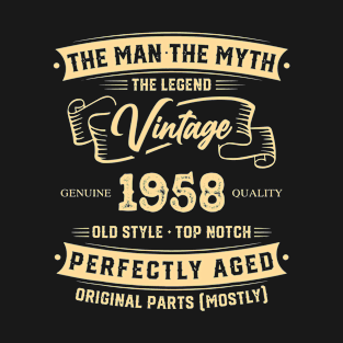 The Legend Vintage 1958 Perfectly Aged T-Shirt